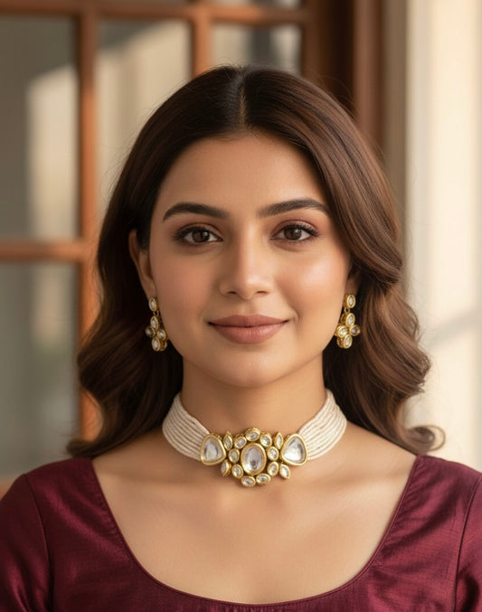 Kundan choker set