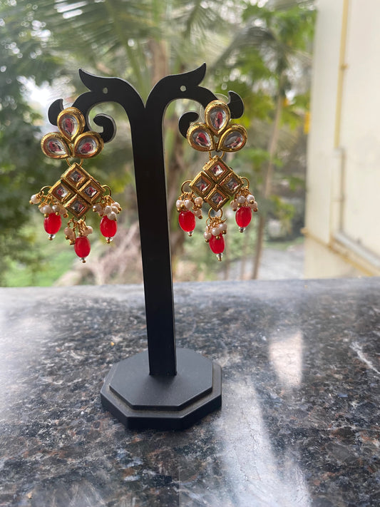 Kundan party wear earring