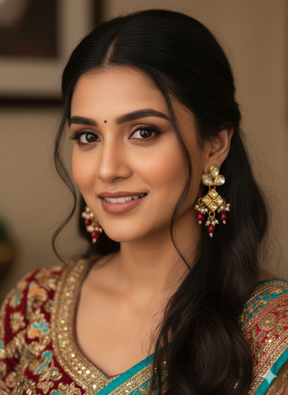 Kundan party wear earring