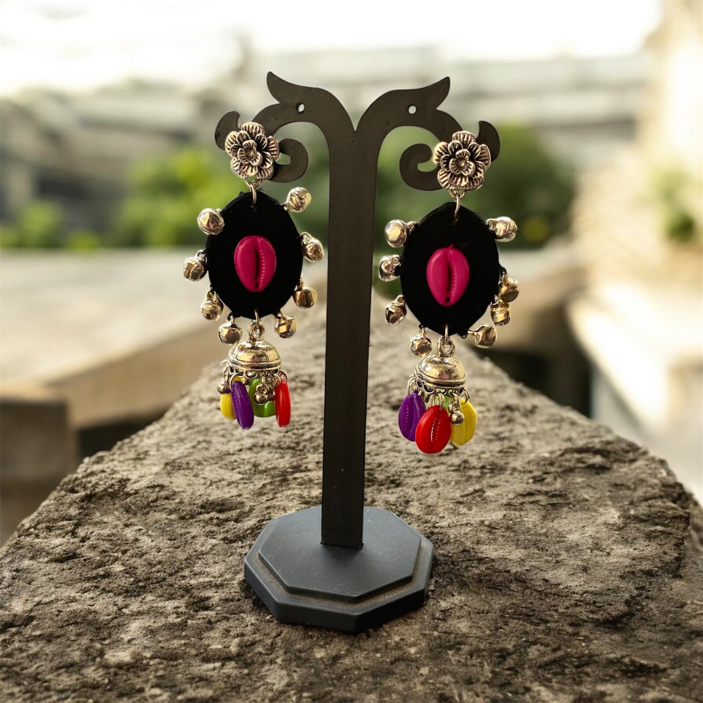 Fabric Kori earring