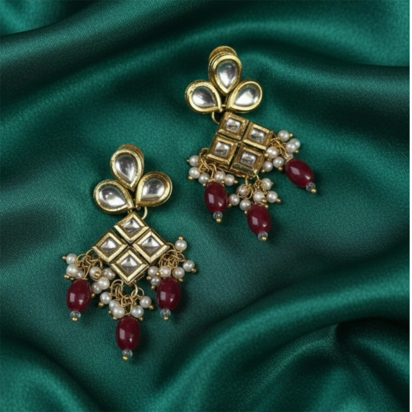 Kundan party wear earring