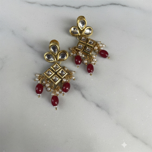 Kundan party wear earring